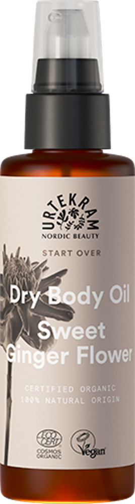 URTEKRAM - Dry Body Oil Sweet Ginger Flower - Nourish & Glow 🌿✨