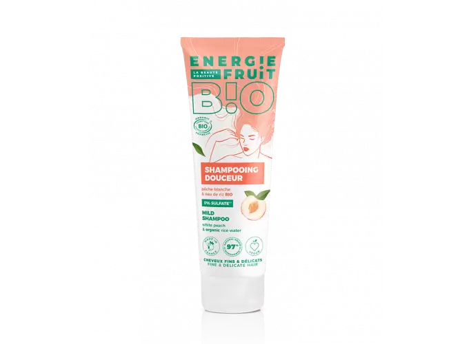 ENERGIE FRUIT - Sulfate-Free Shampoo with White Peach - Gentle Cleanse & Refreshing Aroma 🍑✨