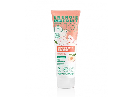 ENERGIE FRUIT - Sulfate-Free Shampoo with White Peach - Gentle Cleanse & Refreshing Aroma 🍑✨