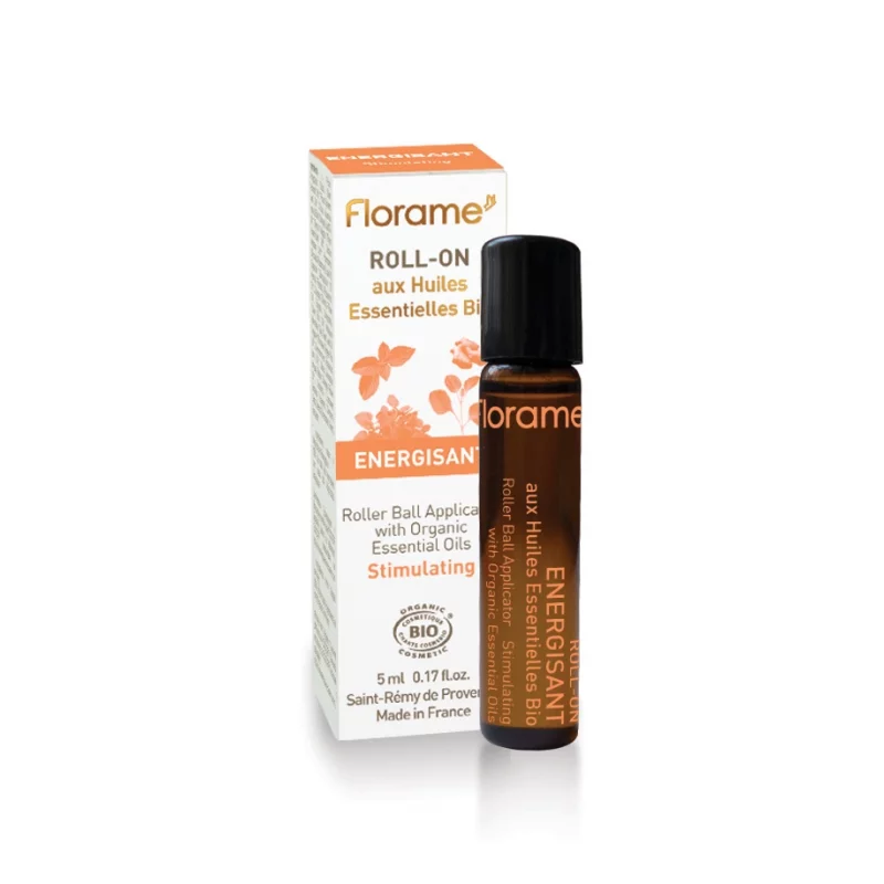 FLORAME - Energizing Roll-On with Organic Essential Oils - Revitalize Your Senses! 🌿✨