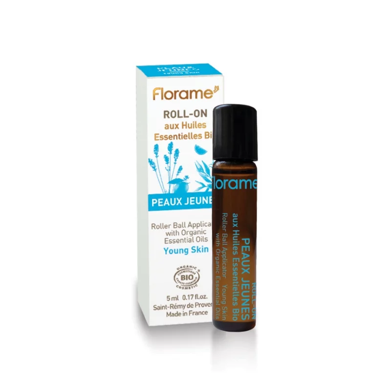 FLORAME - Young Skin Roll-On with Organic Essential Oils - Refresh & Revitalize Your Glow! 🌟🌱