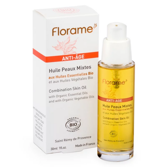 FLORAME - Organic Anti-Aging Oil for Combination Skin - Reveal Youthful Radiance! 🌿✨
