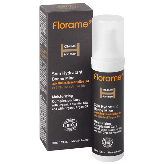 FLORAME - Moisturizing Cream for Men with BIO Cedar & Argan - Hydrate & Refresh Your Skin! 🌿💧