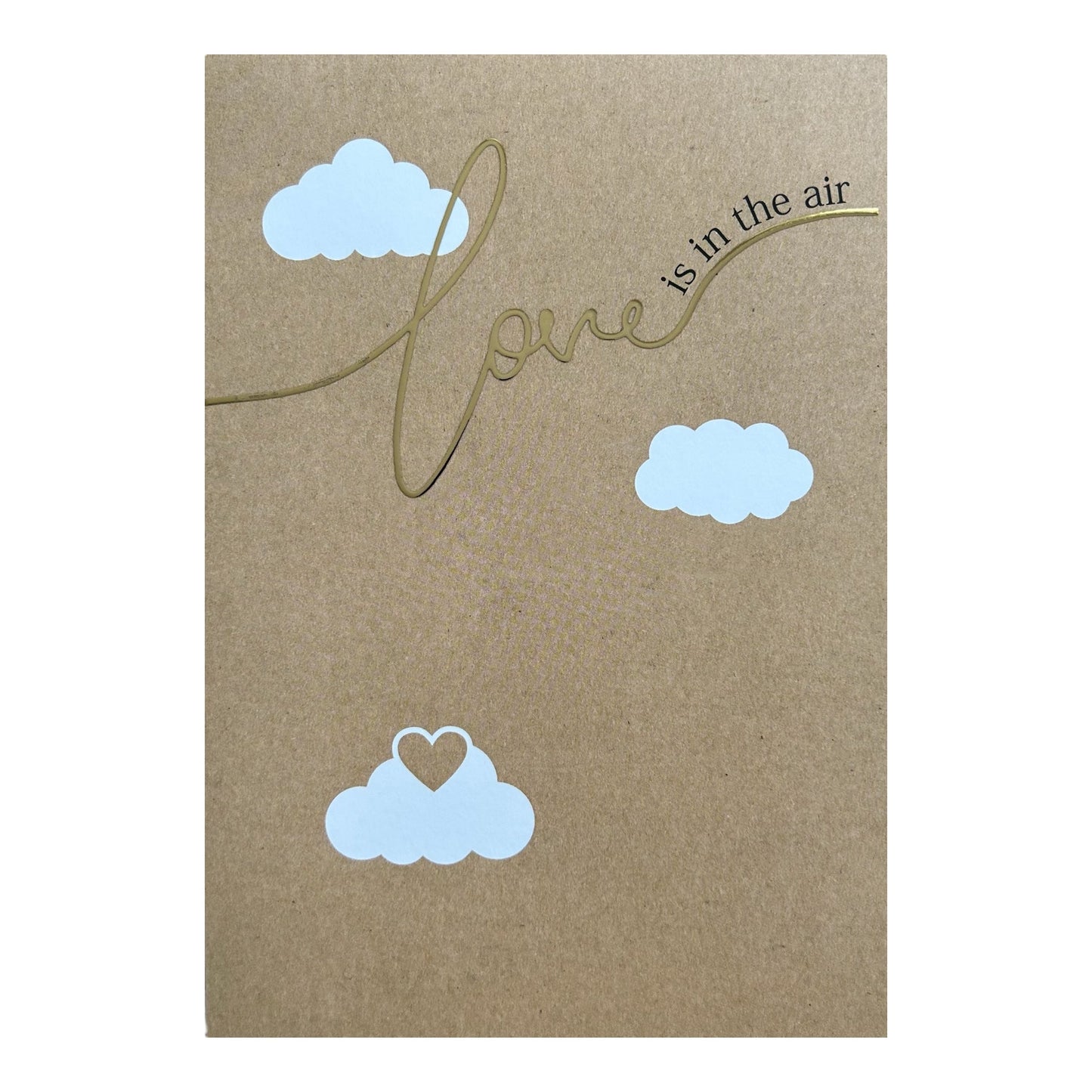 Postkarte Love is in the air