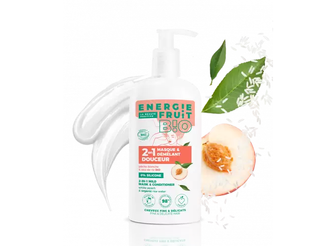 ENERGIE FRUIT - 2-in-1 Hair Treatment with Peach - Revitalize & Glow for Gorgeous Locks! ✨🍑