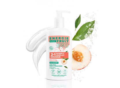 ENERGIE FRUIT - 2-in-1 Hair Treatment with Peach - Revitalize & Glow for Gorgeous Locks! ✨🍑