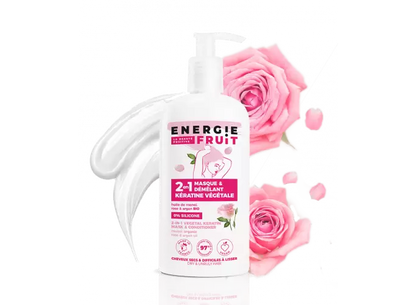 ENERGIE FRUIT - 2-in-1 Hair Mask with Monoi Rose - Revitalize & Glow for Beautiful Locks! 🌟🌸