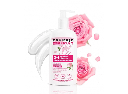 ENERGIE FRUIT - 2-in-1 Hair Mask with Monoi Rose - Revitalize & Glow for Beautiful Locks! 🌟🌸
