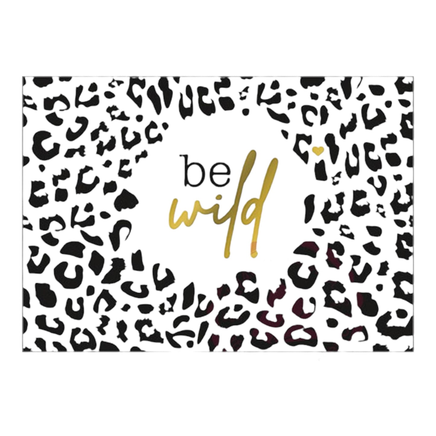 Postkarte be Wild