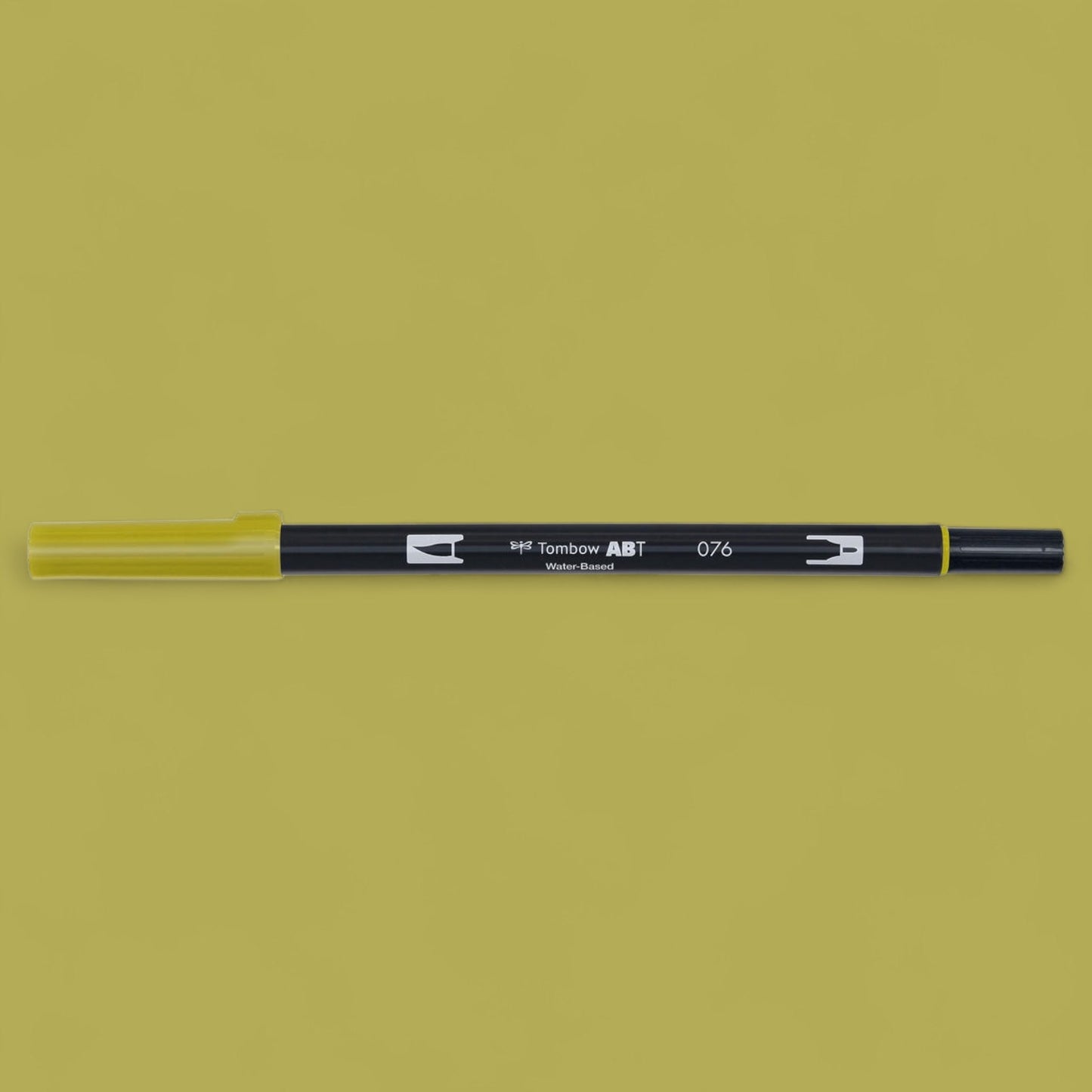 Tombow ABT Dual Brush Pen 076 green ochre