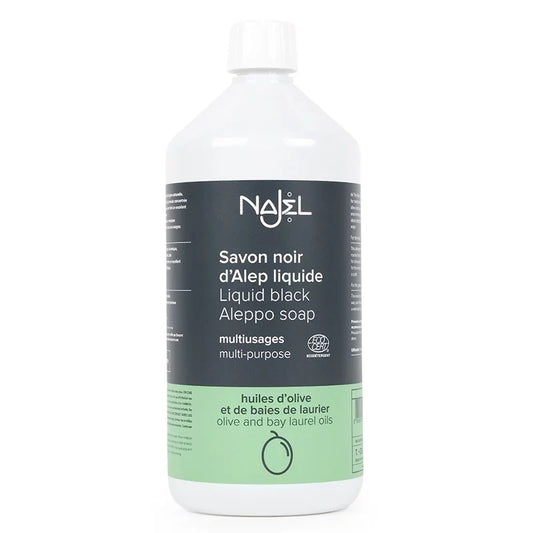 Najel - Liquid Aleppo Black Soap - Revitalize Your Skin Naturally 🌱💧