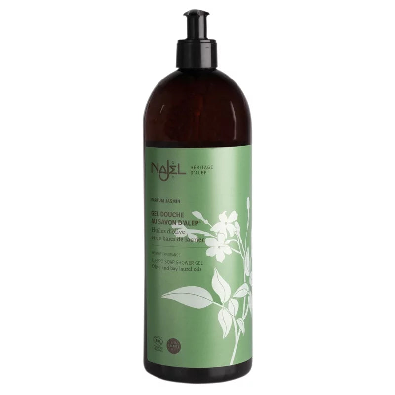 Najel - Shower Gel Jasmine 1L - Indulge in Relaxing Floral Freshness! 🌼💧