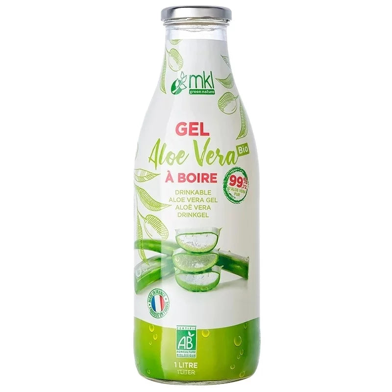 MKL GREEN NATURE - Organic Aloe Vera Drinking Gel (1L) - Refreshing Hydration for Wellness! 🌿🥤