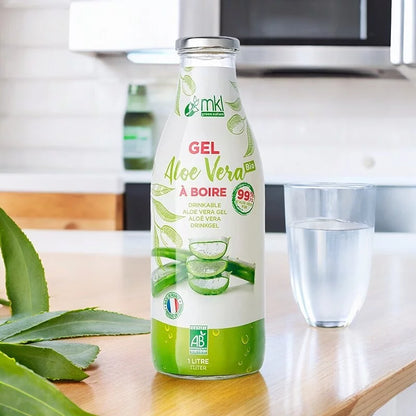 MKL GREEN NATURE - Organic Aloe Vera Drinking Gel (1L) - Refreshing Hydration for Wellness! 🌿🥤
