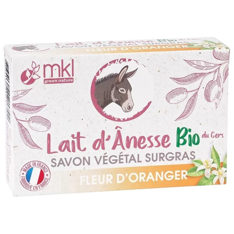 MKL GREEN NATURE - Superfat Soap with Donkey Milk and Orange Blossom Water (100g) - Indulge in Luxurious Hydration! 🧼🌼