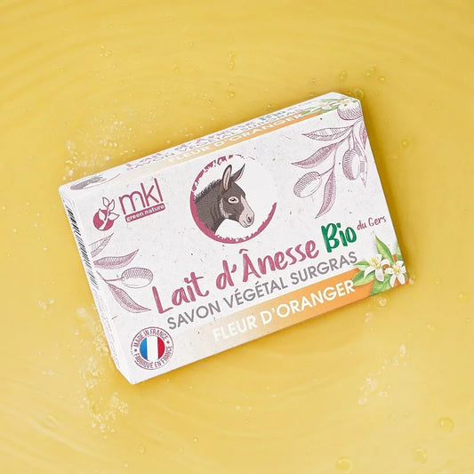 MKL GREEN NATURE - Superfat Soap with Donkey Milk and Orange Blossom Water (100g) - Indulge in Luxurious Hydration! 🧼🌼