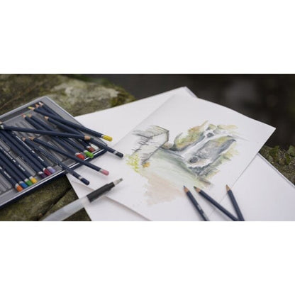 Derwent Watercolour Aquarell Farbstifte Set – 12 Stück