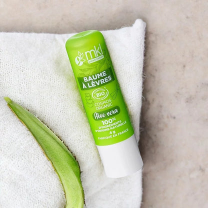 MKL GREEN NATURE - Organic Aloe Vera Lip Balm (4g) - Soft & Hydrated Lips Await! 🌱💖