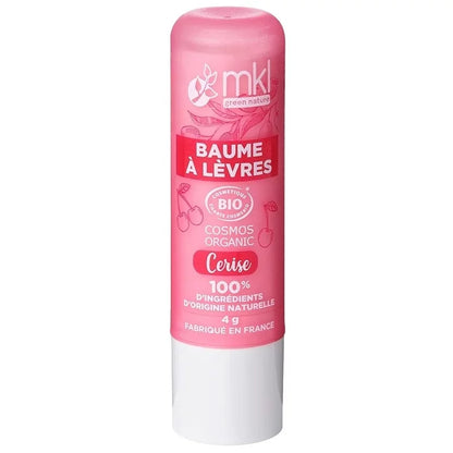 MKL GREEN NATURE - Organic Cherry Lip Balm (4g) - Hydrate & Protect Your Smile! 🍒💋