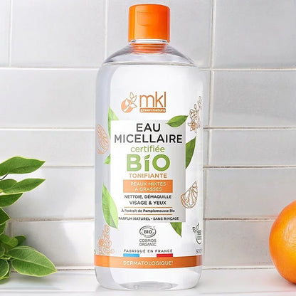 MKL GREEN NATURE - Toning Micellar Water with Organic Grapefruit Extract (500ml) - Cleanse & Glow for Radiant Skin! 🍊💧✨