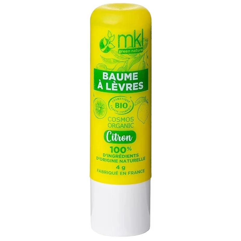MKL GREEN NATURE - Organic Lemon Lip Balm (4g) - Hydrate & Refresh Your Lips! 🍋💖