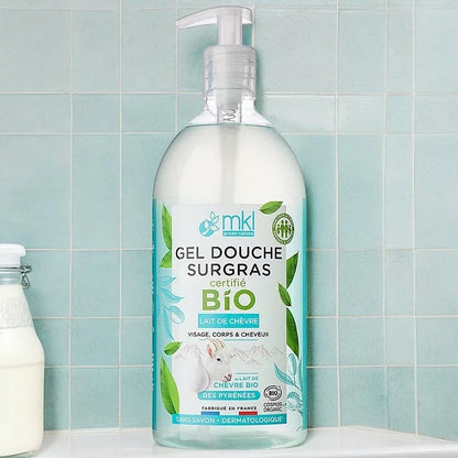 MKL GREEN NATURE - Organic Aloe Vera Shower Gel (1L) - Gentle Hydration for Your Skin 💧✨