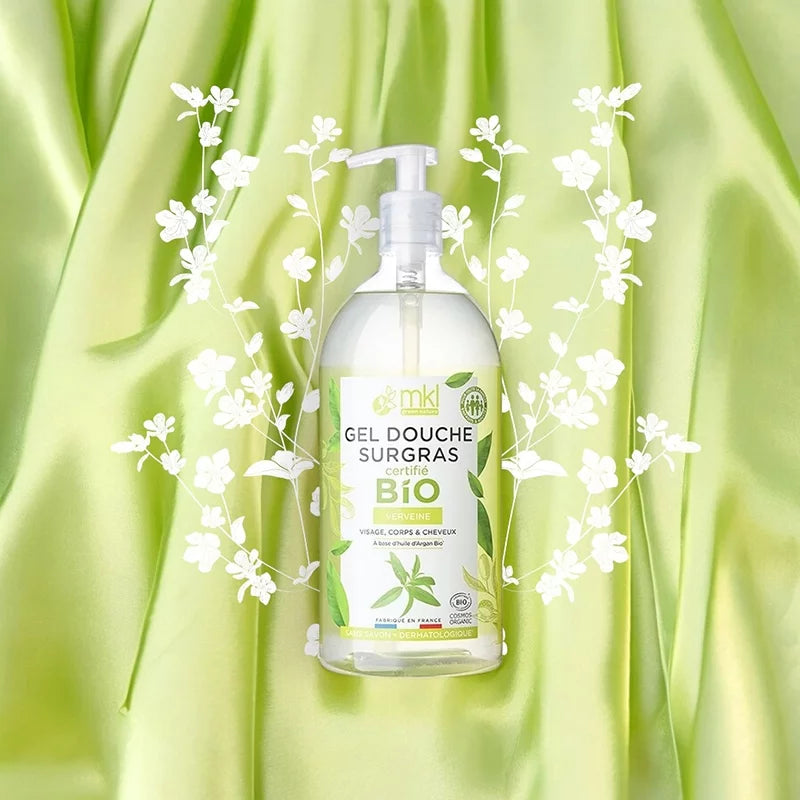 MKL GREEN NATURE - Verbena Organic Shower Gel - Revitalize Your Senses with Nature's Touch 🌸✨