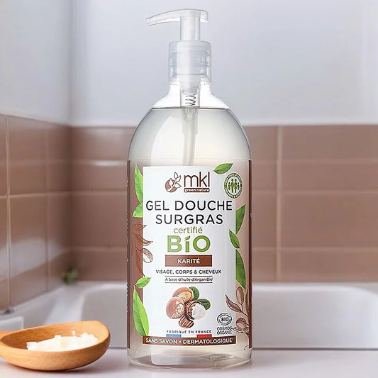 MKL GREEN NATURE - Organic Shea Butter Shower Gel (200ml) - Indulge in Nature’s Goodness! 🌱🛁