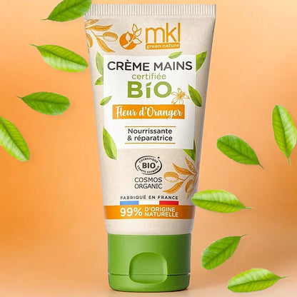 MKL GREEN NATURE - Nourishing & Repairing Hand Cream with Orange Blossom (50ml) - Infuse Your Hands with Hydration! 🌸💧