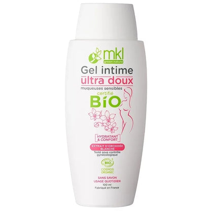 MKL GREEN NATURE - Ultra Gentle Intimate Gel with Organic White Orchid (200ml) - Nourish Your Skin Naturally! 🌺✨