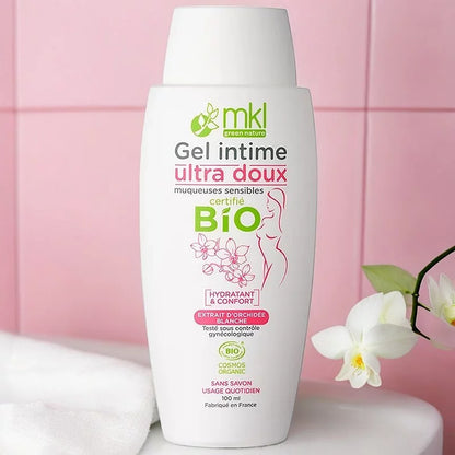 MKL GREEN NATURE - Ultra Gentle Intimate Gel with Organic White Orchid (200ml) - Nourish Your Skin Naturally! 🌺✨