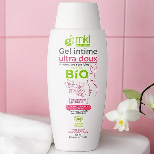 MKL GREEN NATURE - Ultra Gentle Intimate Gel with Organic White Orchid (200ml) - Nourish Your Skin Naturally! 🌺✨