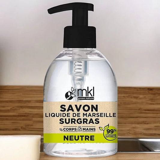 MKL GREEN NATURE - Green Nature Liquid Marseille Soap (500ml) - Gentle & Natural Purity 🌱✨