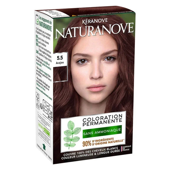 NaturaNove Acajou Permanent Coloring 5.5 - Vibrant Color Transformation! 🎨✨
