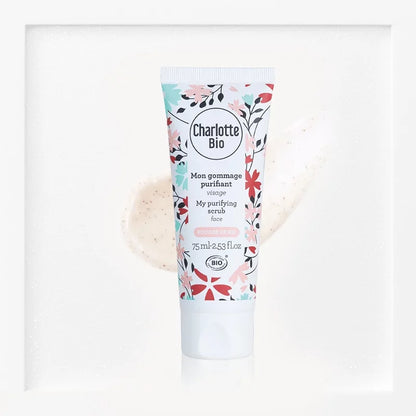 CHARLOTTE BIO - Purifying Face Scrub - Refresh Your Skin Naturally! 🌿✨