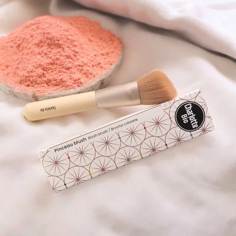 CHARLOTTE BIO - Vegan Blush Brush - Achieve Flawless Radiance! 🌿✨
