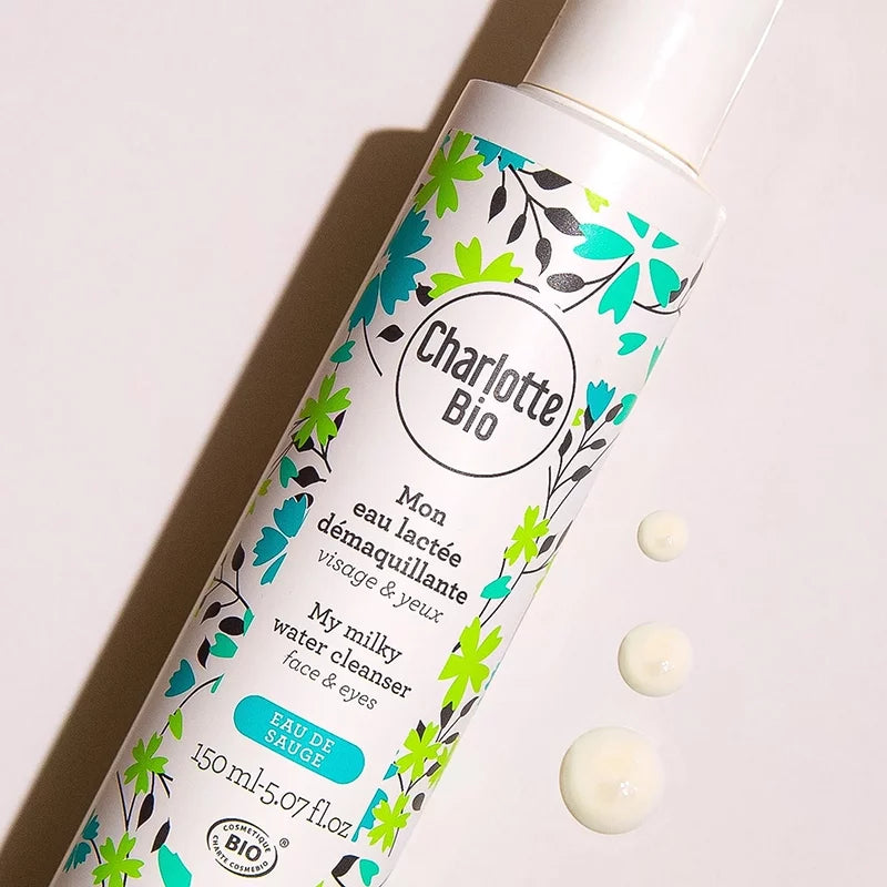 CHARLOTTE BIO - Bio No-Rinse Milky Cleansing Water - Refresh & Revitalize Your Skin! 💧🌿✨