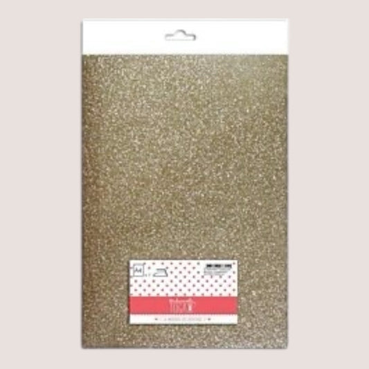 Mademoiselle TOGA – Bügelfolie mit Glitzer - Champagne, A4