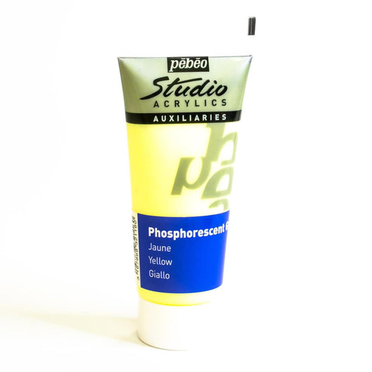 Pébéo Studio Auxiliaries Phosphorescent Gel Gelb