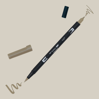 Tombow ABT Dual Brush Pen N 51 warm gray