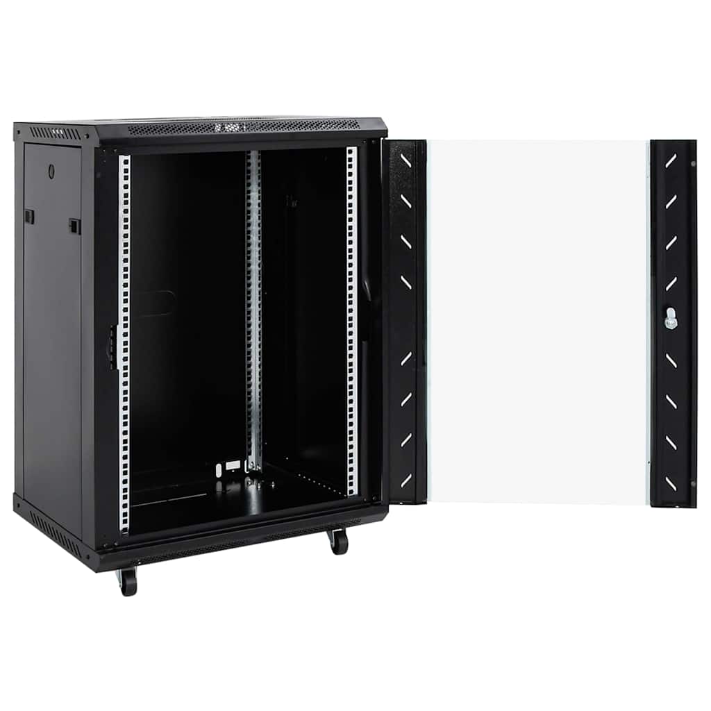 15HE Netzwerkschrank mit Schwenkfüßen 19" IP20 60x45x86 cm - Speedjust Schweiz