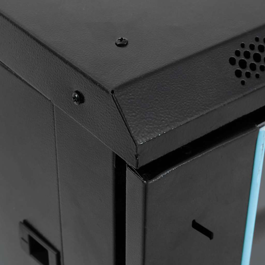 15U Netzwerkschrank 19" IP20 Schwarz 60x45x86 cm - Speedjust Schweiz