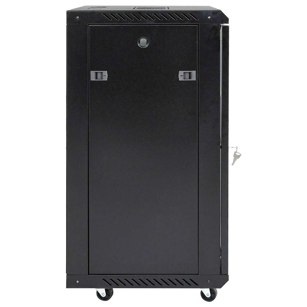 15U Netzwerkschrank 19" IP20 Schwarz 60x45x86 cm - Speedjust Schweiz