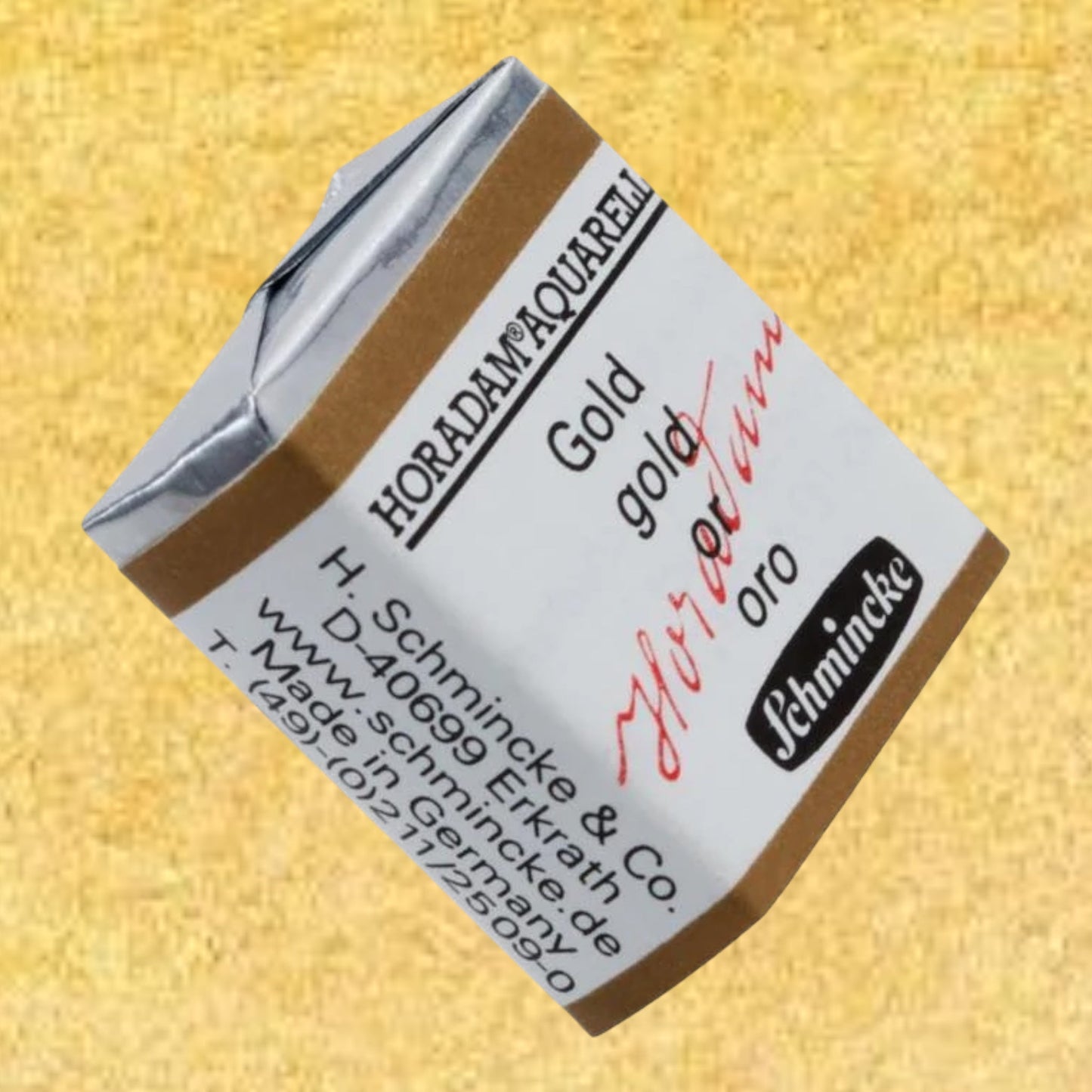 Schmincke HORADAM Aquarellfarbe  1/2 Näpfchen № 893 Gold