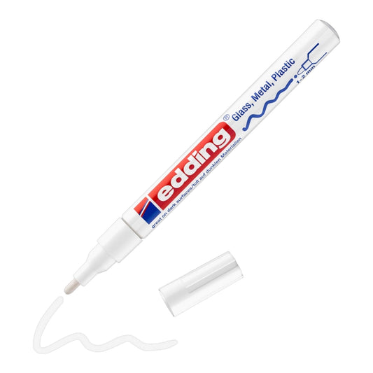 Edding 751 Glanzlack-Marker Weiß, 1-2 mm