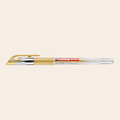 Edding 2185 Gelroller – Gold Metallic, Rollerspitze 0,7 mm
