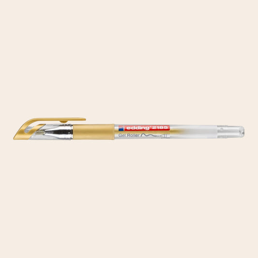 Edding 2185 Gelroller – Gold Metallic, Rollerspitze 0,7 mm