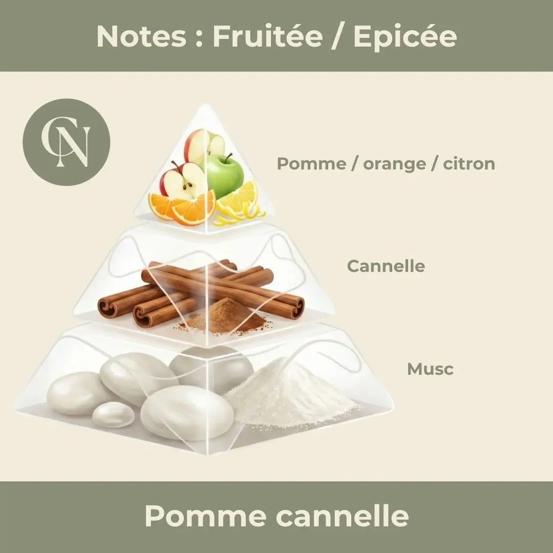 Bougie Artisanale Pomme Cannelle – Parfum Enchanteur et Ambiance Chaleureuse