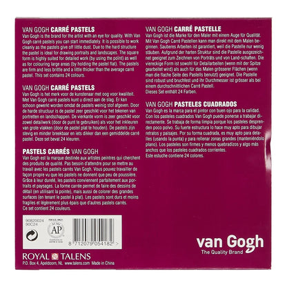 Van Gogh Basis-Set Carré Hard Pastell – 24 Farben