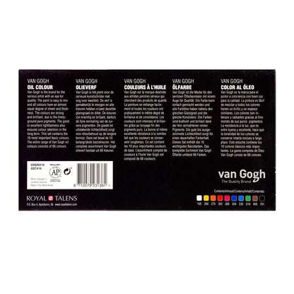 Van Gogh Basis-Set Ölfarben mit 10 Farben in 20 ml-Tuben
